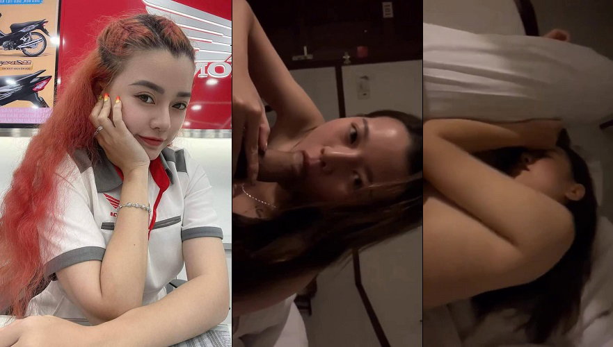 Em chăm sóc khách hàng Honda mỗi lần chịch em rên muốn banh phòng