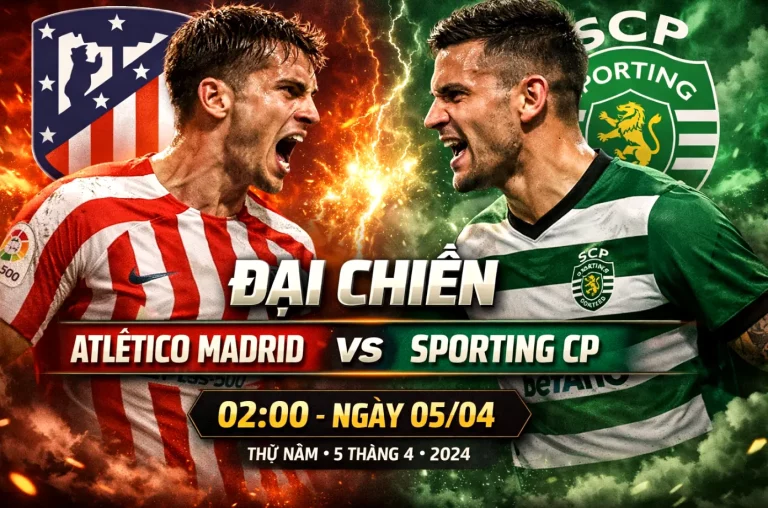 Đội hình và điểm nóng Atletico Madrid vs đại diện Bồ Đào Nha